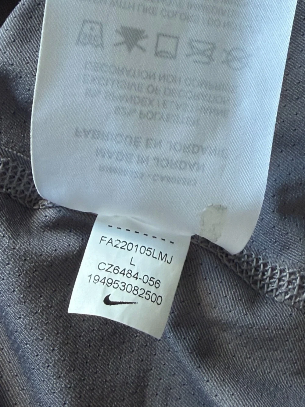 Women's Nike Grey High Neck Racerback Tank Top - Picture 7 of 7